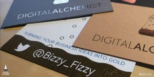 gold foiled business card - how to impress